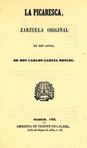 Cover of: La picaresca: zarzuela original en dos actos