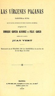 Cover of: Las vírgenes paganas by Juan Vert