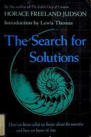 Cover of: The search for solutions by Horace Freeland Judson