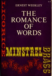 Cover of: The romance of words. by Ernest Weekley