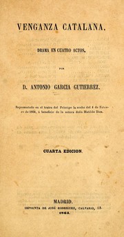Cover of: Venganza catalana: drama en cuatro actos