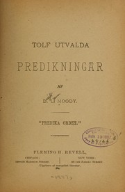 Cover of: Tolf utvalda predikningar by Dwight Lyman Moody