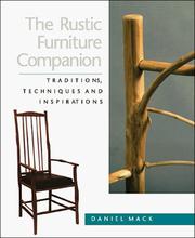 Cover of: rustic furniture companion: traditions, techniques, and inspirations