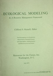 Cover of: Ecological Modeling (RFF Press)