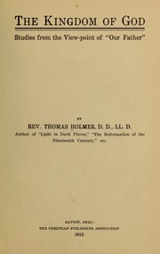 Cover of: The kingdom of God...