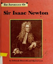 Cover of: Sir Isaac Newton | Deborah Hitzeroth