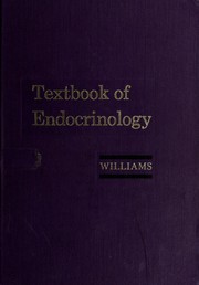 Cover of: Textbook of endocrinology by edited by Robert H. Williams. With contributions by thirty-eight authorities.