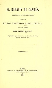 Cover of: El rapacín de Candás: zarzuela en un acto y en verso