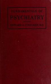 Cover of: Fundamentals of psychiatry.