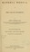 Cover of: Materia medica, for the use of students