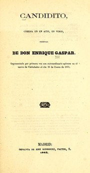 Cover of: Candidito by Enrique Gaspar