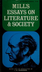Cover of: Essays on literature and society.