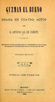 Cover of: Guzmán el bueno by Antonio Gil y Zárate