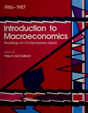 Cover of: Introductory Macroeconomics by Peter D. McClelland