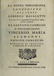 La donna immaginaria by Magalotti, Lorenzo conte