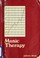 Cover of: Music Therapy
