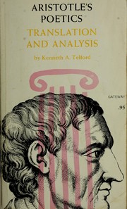 Cover of: Poetics. by Translation and analysis by Kenneth A. Telford.