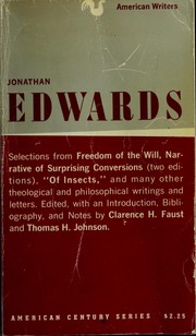Cover of: Representative selections by Jonathan Edwards