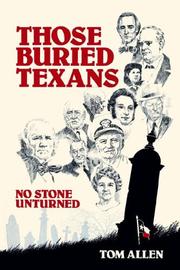 Cover of: Those buried Texans