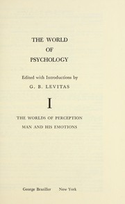 Cover of: The world of psychology by Gloria B. Levitas