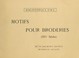 Cover of: Motifs pour broderies