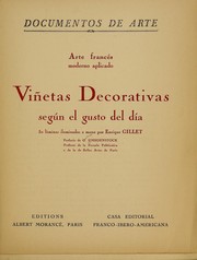 Cover of: Vi©łetas decorativas seg©ðn el gusto del d©Ưa: 30 l©Łminas iluminadas a mano por Enrique Gillet. Prefacio de G. Umbdenstock