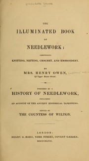 Cover of: The illuminated book of needlework | Elizabeth Stone