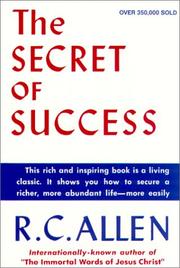 Cover of: The secret of success