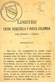 Cover of: Límites entre Venezuela y Nueva Colombia