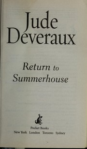 Cover of: Return to Summerhouse