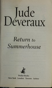 Cover of: Return to summerhouse