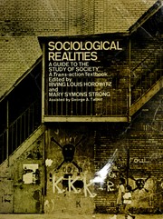 Cover of: Sociological realities: a guide to the study of society.