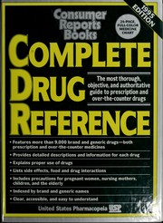 Cover of: Complete drug reference.