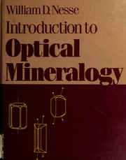 Cover of: Introduction to optical mineralogy