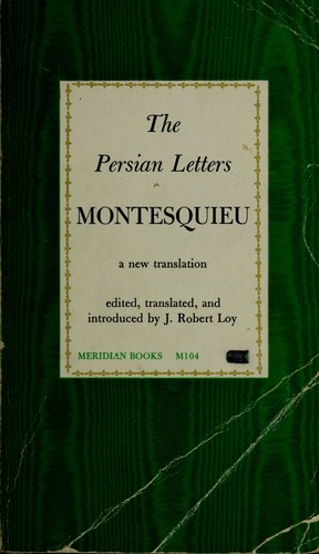 montesquieu persian letters