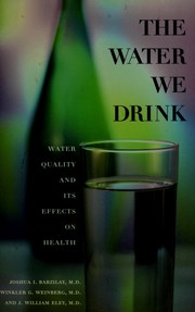 Cover of: The water we drink | Joshua I. Barzilay