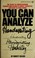 Cover of: You can analyze handwriting