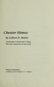 Cover of: Chester Himes