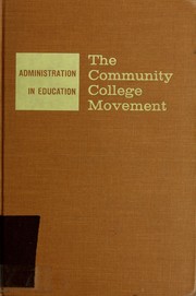Cover of: The community college movement.