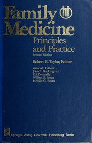 Cover of: Family medicine: principles and practice