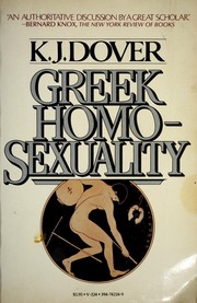 Cover of: Greek Homosexuality