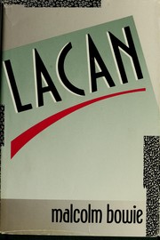 Cover of: Lacan by Malcolm Bowie