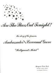 Cover of: Are the stars out tonight? by Margaret Tante Burk