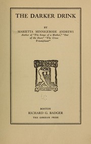 Cover of: The darker drink