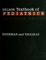 Cover of: Nelson textbook of pediatrics