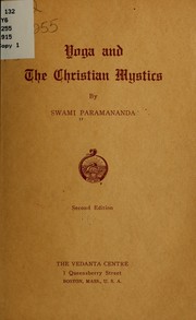 Cover of: Yoga and the Christian mystics by Paramananda Swami