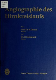 Cover of: Angiographie des Hirnkreislaufs.