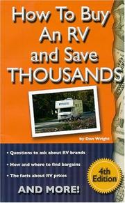 How to Buy an RV and Save Thousands by Don Wright