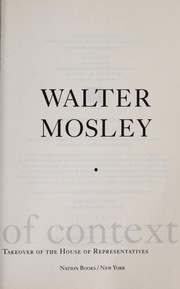 Cover of: Life out of context by Walter Mosley
