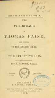 Cover of: Light from the spirit world: the pilgrimage of Thomas Paine and others to the seventh circle in the spirit world